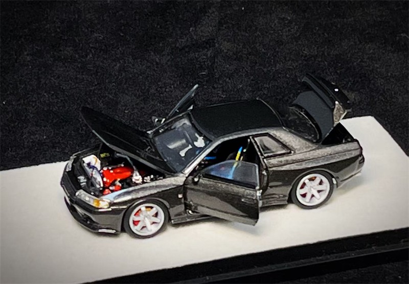 PGM 1:64 R32 Metallic Grey Diecast Model Car | eBay