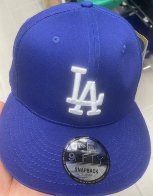 Casquette New Era 9FIFTY Los Angeles (LA) bleue. - Photo 1/4