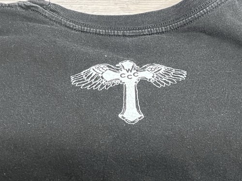 Vintage Y2K MMA T-Shirt WCCC Fight Wear Faded Black Herren Gr. L Kurzarm - Bild 4 von 7