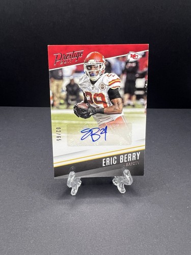 2017 Prestige Eric Berry Veteran Signatures Chiefs Auto /65