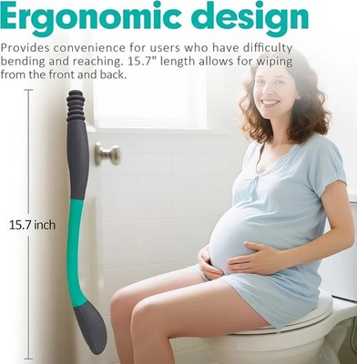 Toilet Aid Personal Bottom Wiping Tool Bathroom Mobility Aid Overweight Pregnant