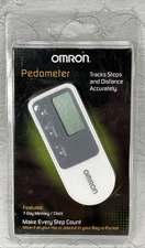 Omron Pedometer HJ-320 Steps & Distance Tri Axis 7 Day Memory Clock NEW
