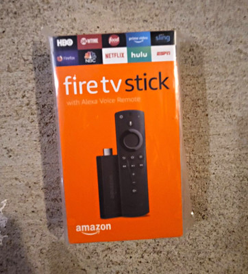 Amazon Fire TV Stick Media Streaming Dongle w/ Alexa Voice Remote, Black