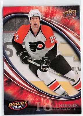 2008-09 Upper Deck Power Play Box Set #91 R.J. Umberger - Columbus Blue Jackets