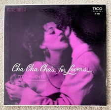 TITO PUENTE - Cha Cha Chas for Lovers LP w/ INNER 1956 Tico LP1005 Vinyl * EX