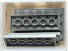 LEGO Parts - Dark Bluish Gray Plate 2 x 6 - No 3795 - QTY 5