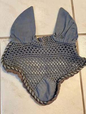 Isabell Werth WB Fliegenhaube Fliegenohrenschutz Fliegenkappe Hellblau Blau