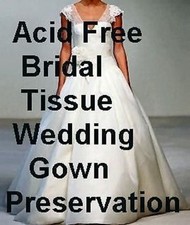 50 Sheet ROLL 20x30" ACID FREE Tissue Paper Wedding Gown Storage FREE SACHET