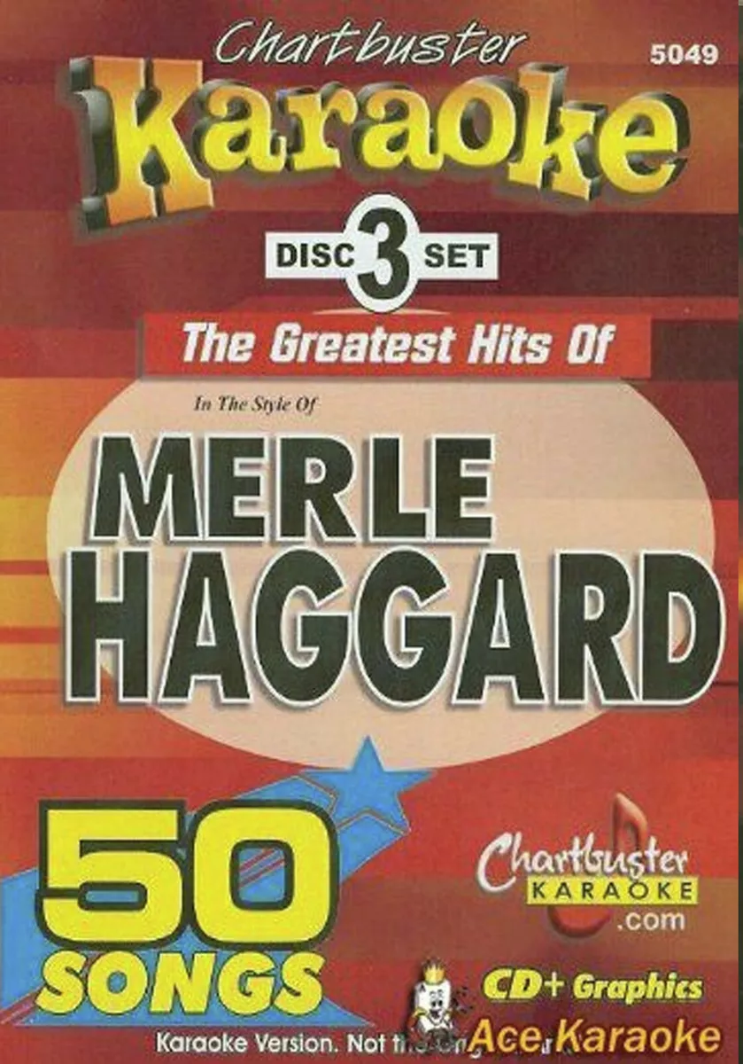 KARAOKE: MERLE HAGGARD - V/A - CD - KARAOKE - **BRAND NEW/STILL SEALED**
