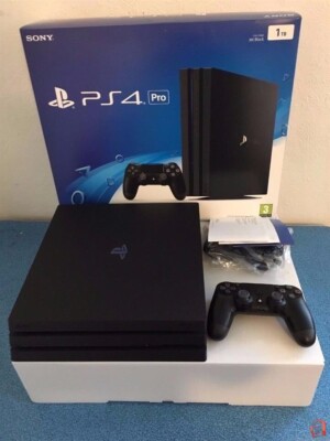 Sony PlayStation 4 Pro 1TB Game Console - Jet Black