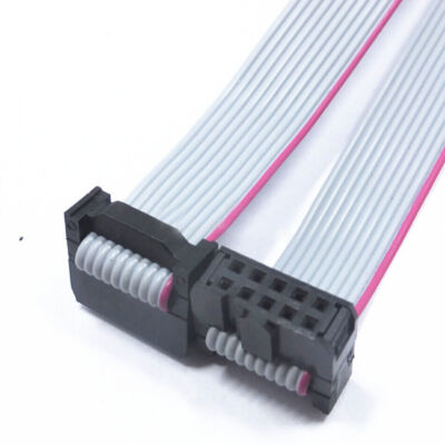 IDC Gray Cable JTAG Wire Pitch 2.54mm Forward FC 6P/8P/10P/12P-50P Length 30cm