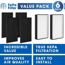 Filter Type A2 H13 Grade True HEPA , Compatible with Filtrete Room Air Purifier
