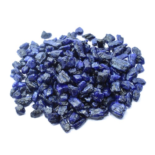 NATURAL Uncut Rough Blue Sapphire 250 Ct CERTIFIED Loose Gemstone Lot - Imagen 5 de 6