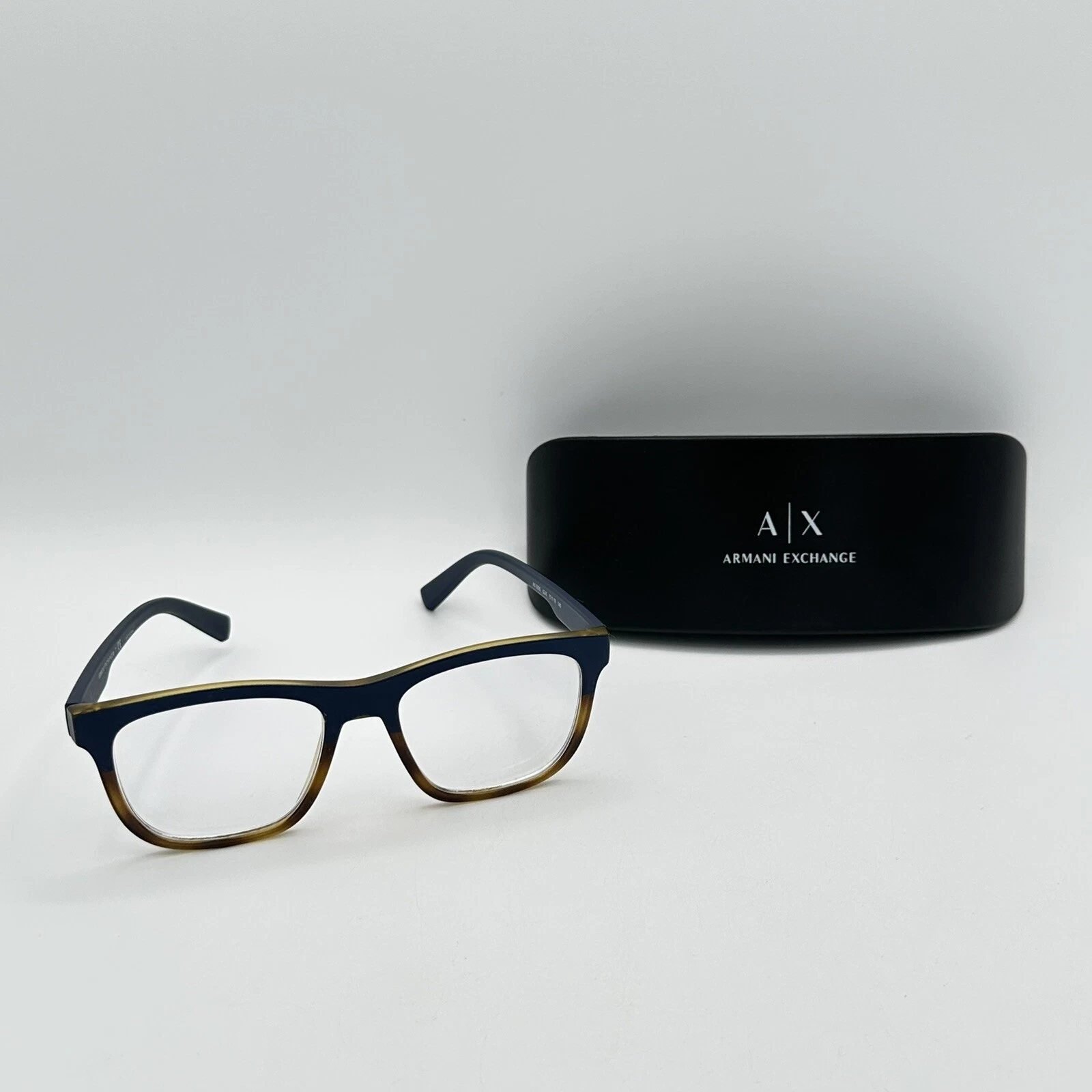Armani Exchange Eyeglasses Frames Only AX 3050 8246 53 18 140 With Black Case