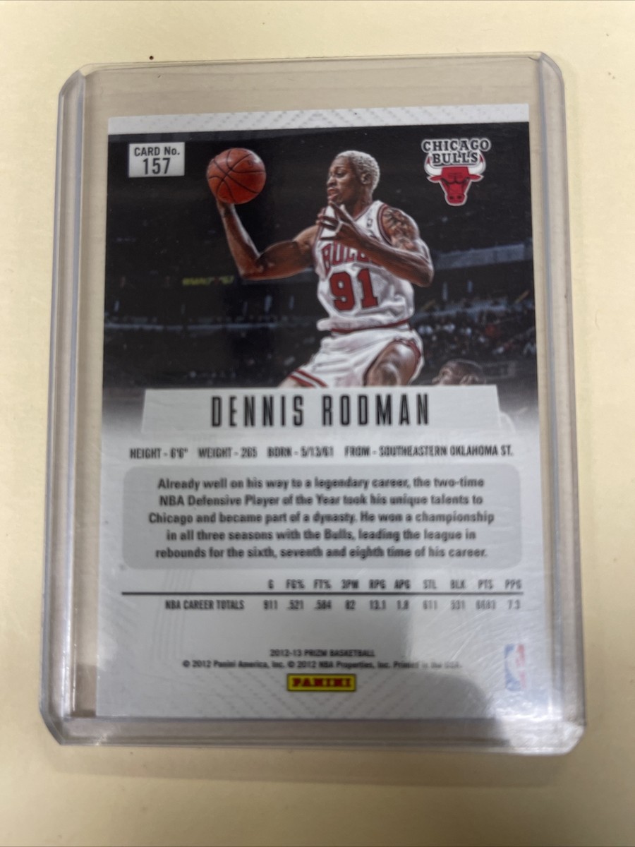 2012-13 Panini Prizm Dennis Rodman ( Silver Prizm ) | eBay
