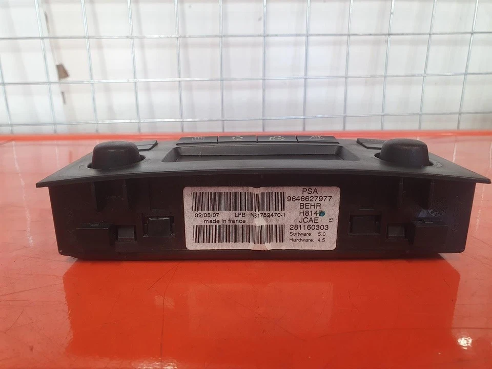 PEUGEOT 307 HEATER/AC CONTROLS T6 10/05-12/09 - image 3 of 4