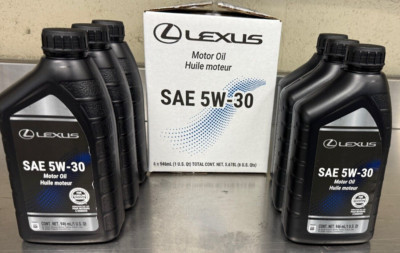 TOYOTA/LEXUS 5W-30 CASE OF 6 QUARTS 00279-1QT5WL
