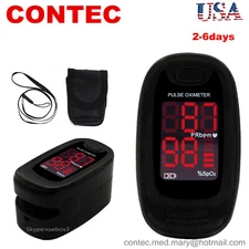 Finger Pulse Oximeter Heart Rate Blood Oxygen Saturation Monitor SpO2 PR Measure