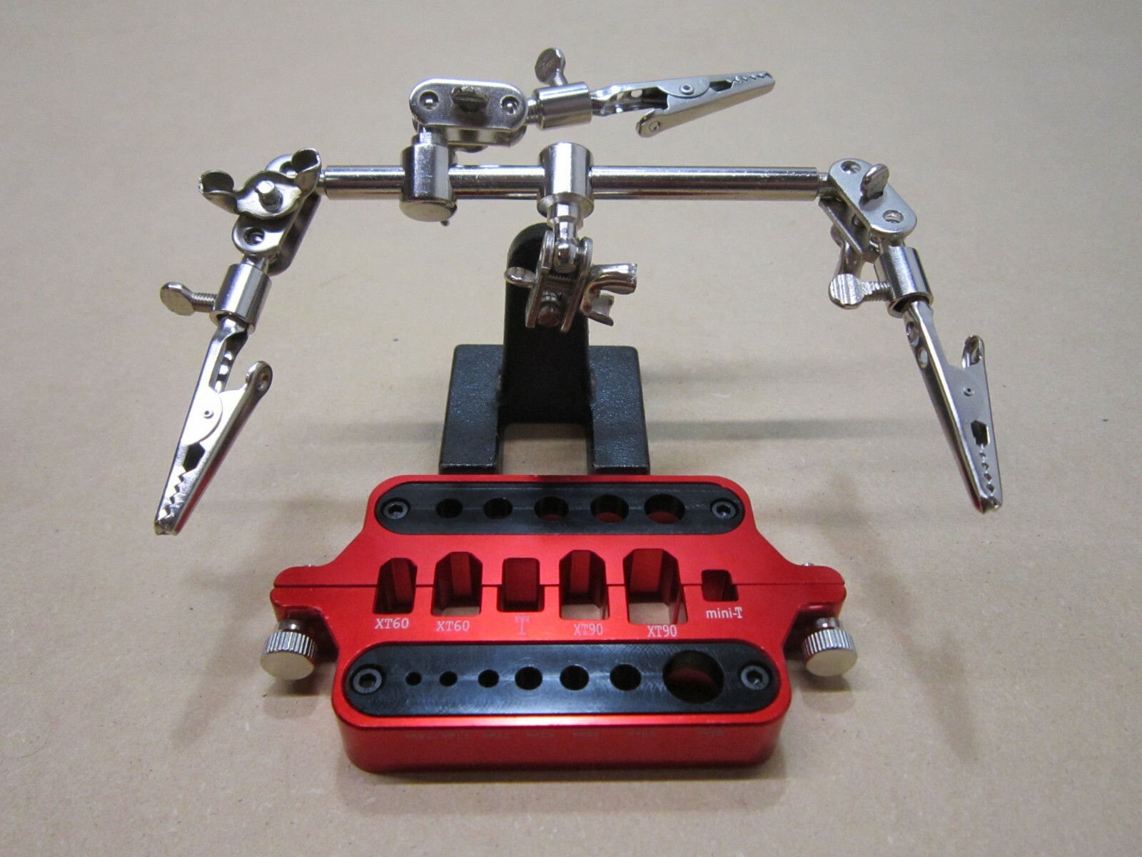 HELPING THIRD HAND RC CONNECTOR SOLDERING AID & JIG BULLET XT EC DEANS