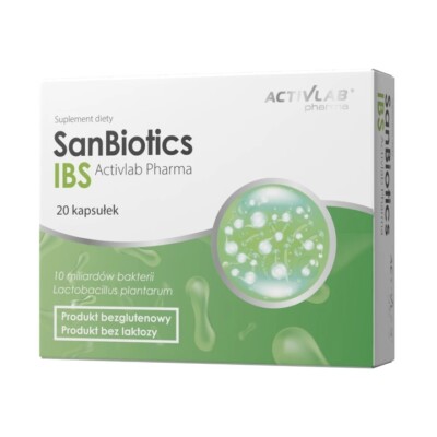 ActivLab Sanbiotics IBS 20/40/60 kapseln Probiotikum Darmgesundheit Reizdarm