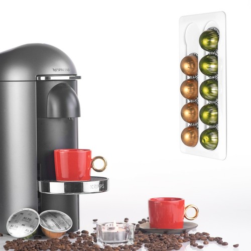 Nespresso Vertuo Capsule Pod Wall Holder Rack Dispenser For All Vertuo line Pods - Picture 27 of 32