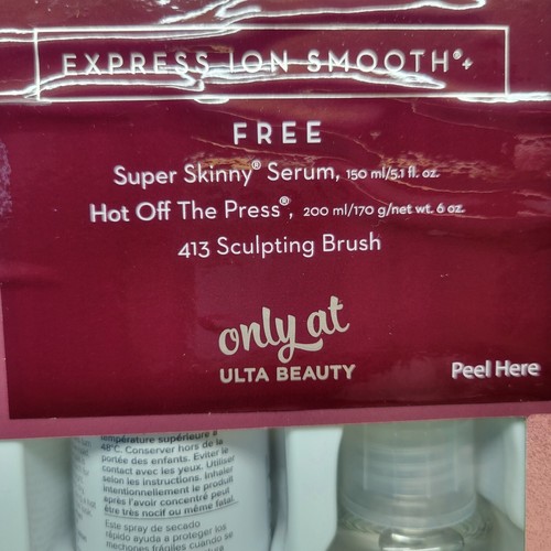 PAUL MITCHELL Smooth & Style Kit EPRESS ION SMOOTH FLAT IRON, Skinny Serum +more - Picture 2 of 4