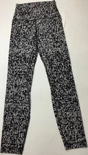 Lululemon Women's Align Pant 25” Nulu LW5BYXS UGIG Black White Print Size 2