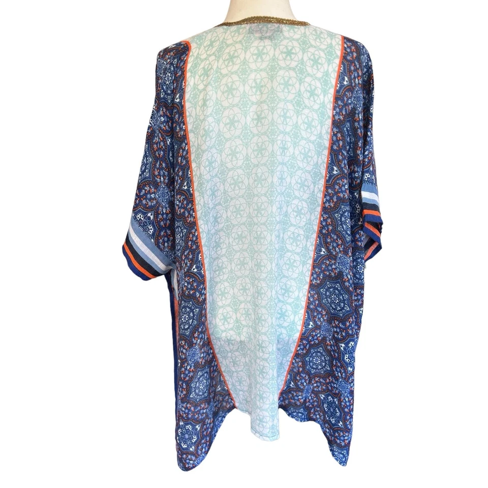 Steve Madden Funda de Natación Túnica Top Mini Vestido O/S Boho Resort Festival Playa Foto 3 de 4