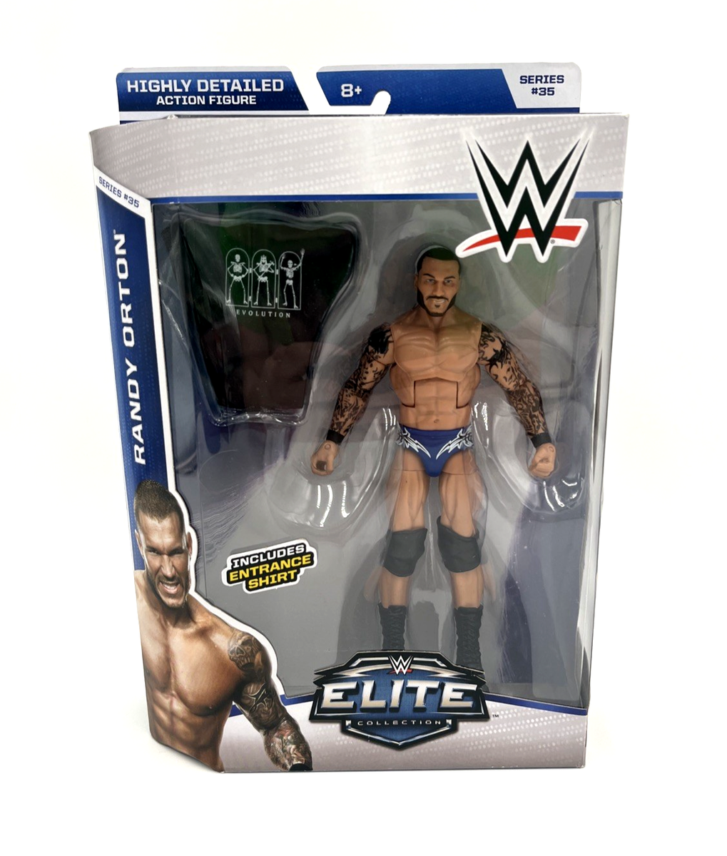 スポーツ Mattel WWE Elite Evolution Randy Orton WWE Randy Orton Elite Series 35 Figure Wrestling Evolution