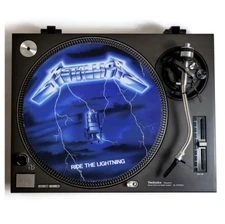 METALLICA Turntable Slipmat for Vinyl Records 12" DJ Slip Mat thrash metal
