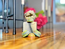 45 RPM Adapter - recycled skateboard wood deck 7 Inch Record