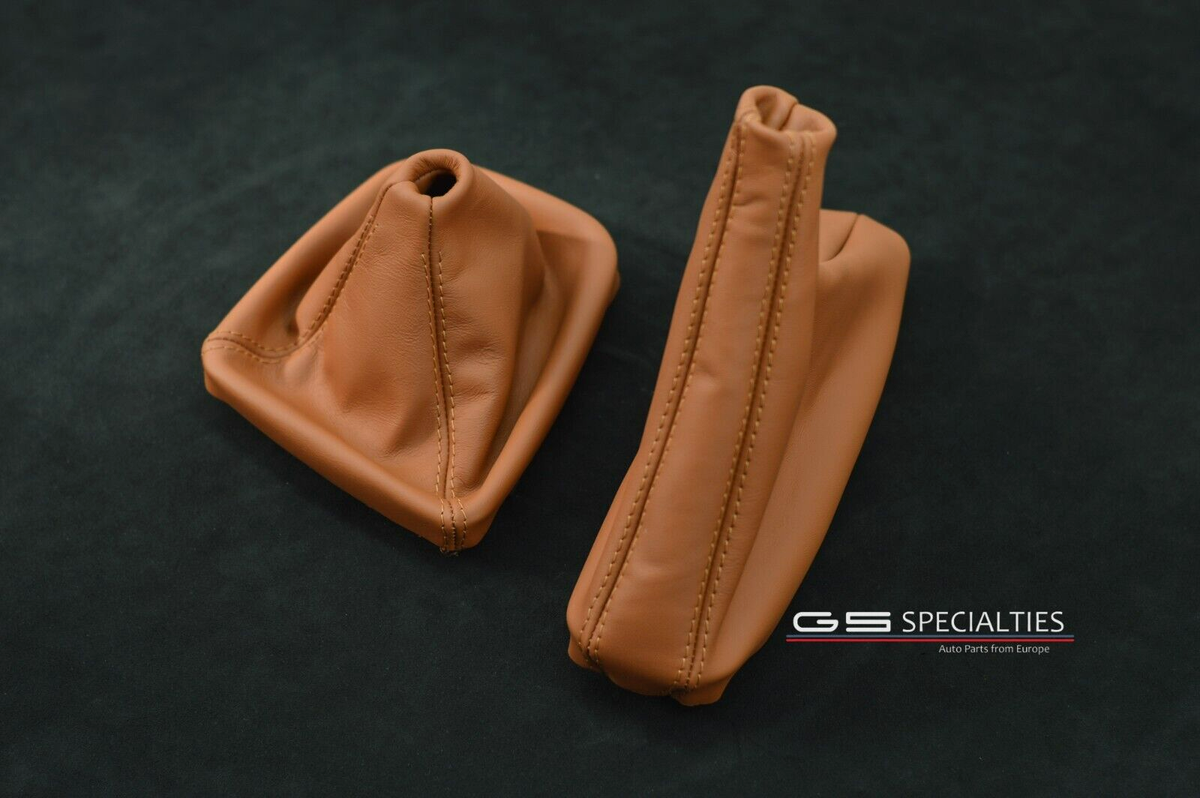 Cinnamon brown Gaiters BMW E46 M3 Leather boots INDIVIDUAL BMW CSL