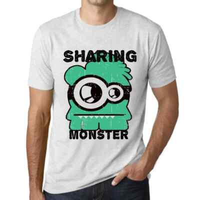 Herren Grafik T-Shirt Monster teilen   Sharing Monster   Öko-Verantwortlich