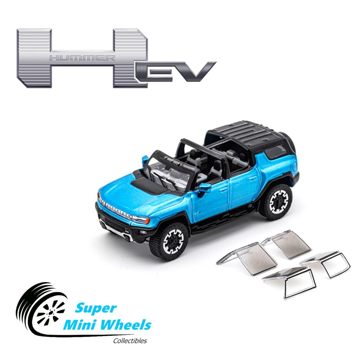 [二台セット]1/64 ミニカー　GCD HUMMER EV電動車 GCD 1:64 2023 GMC Hummer EV SUV Blue | eBay