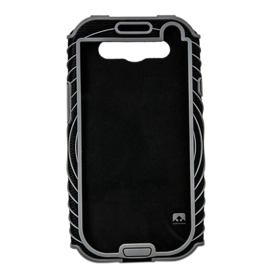Empuñadura Nathan Sonic para Samsung GS4 o iPhone5 negra/plateada, (5,5X2 7/8)(5X2 3/8) Foto 4 de 4