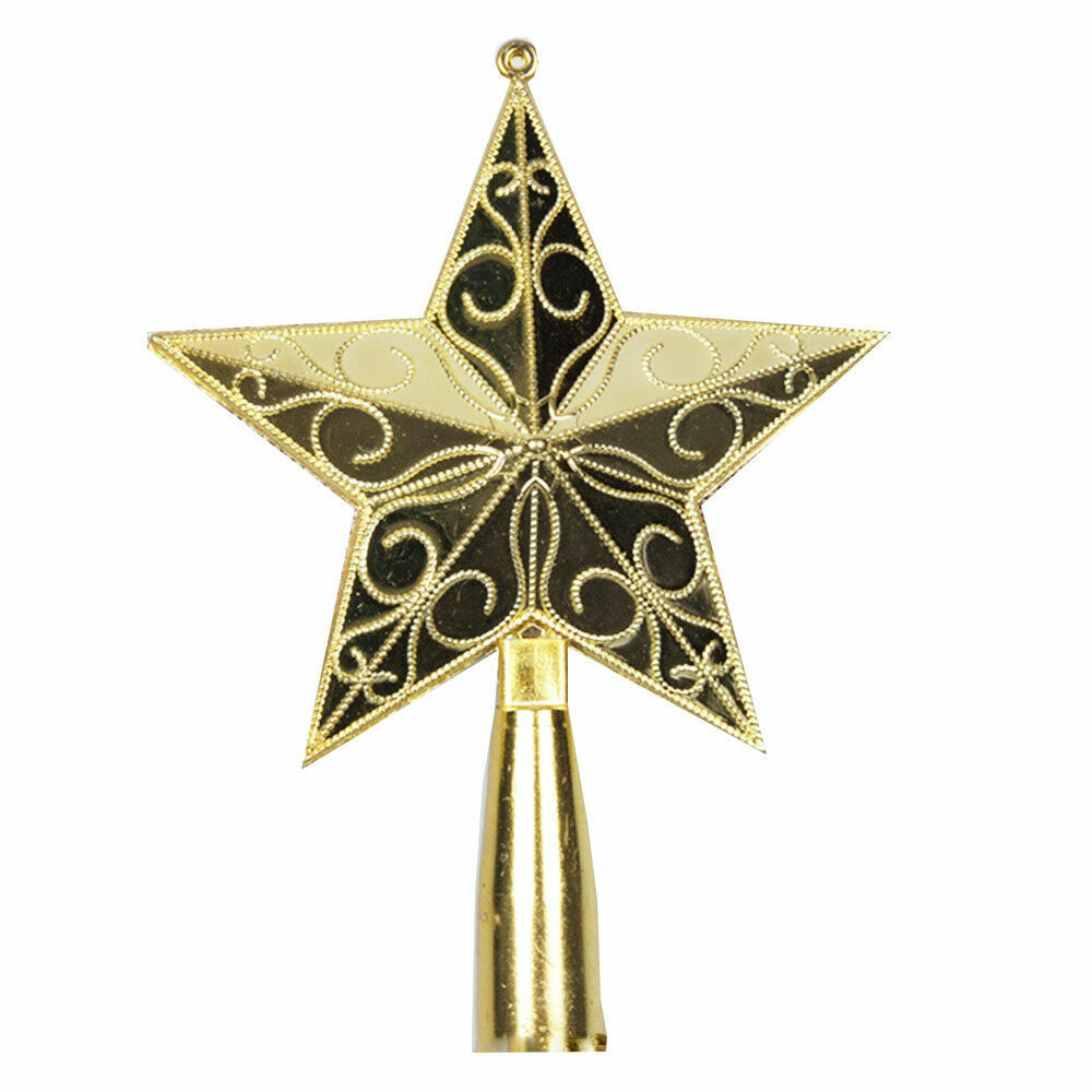 Christmas Tree Star Topper Ornament 13cm Curve Star Christmas Party