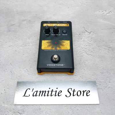 TC-Helicon Voicetone T1 Adaptive Tone & Dinamics Vocal Effect Pedal Effector JP
