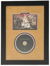 COLDPLAY X4 CHRIS MARTIN SIGNED VIVA LA VIDA PHOTO W/CD FRAMED (SIZE 12X16) PSA