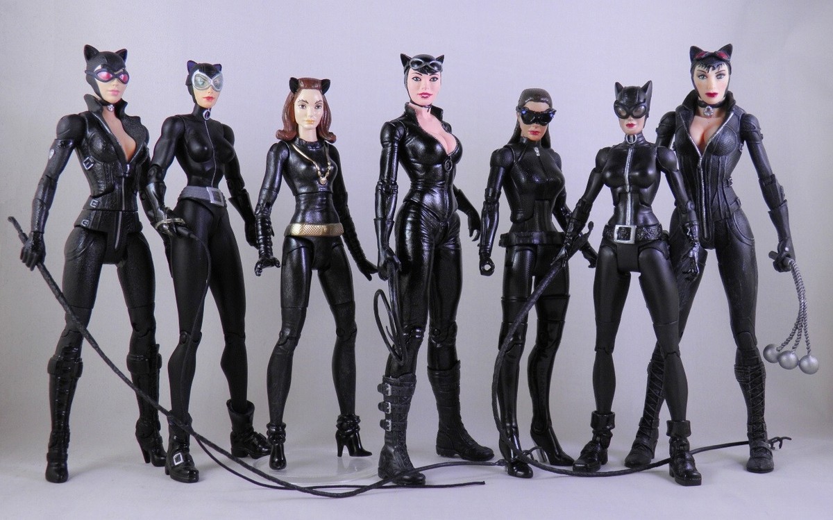 MAFEX #105 BATMAN & BANE #216 & CATWOMAN (WHIP/goggles) 3 FIGURE