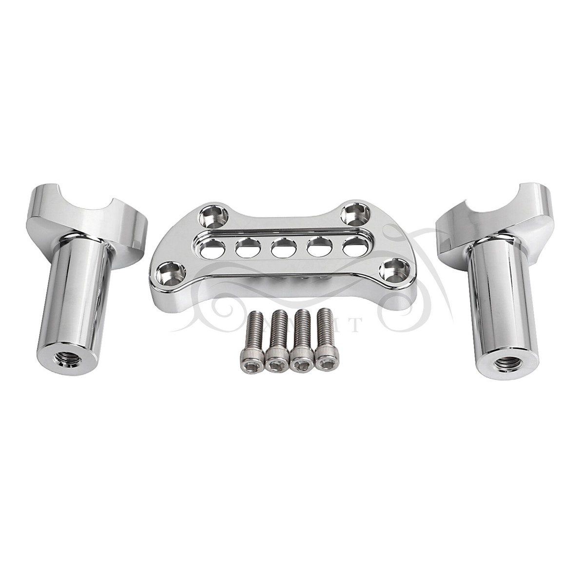 2 4 Top Cover Handlebar Riser For Harley Dyna Softail Sportster XL