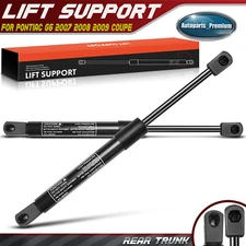 2x Rear Trunk Lift Supports Shocks Struts Gas Springs for Pontiac G6 2005 2006