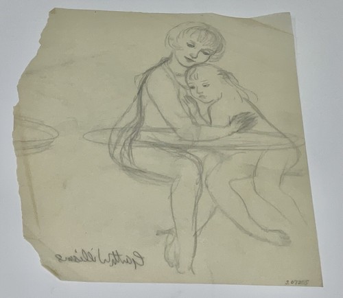 SIGNED ORIGINAL Garth Williams Drawing for The Sky Was Blue by Charlotte Zolotow - Picture 3 of 5