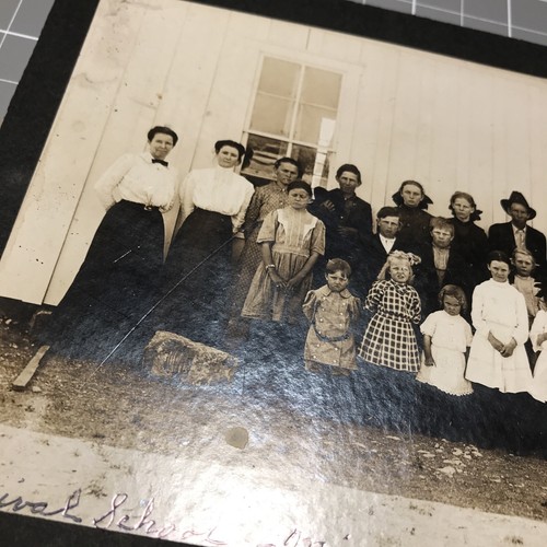 Foto de clase escuela Percival foto de estudio vintage a bordo Minnie Olson Wickman - Imagen 10 de 24