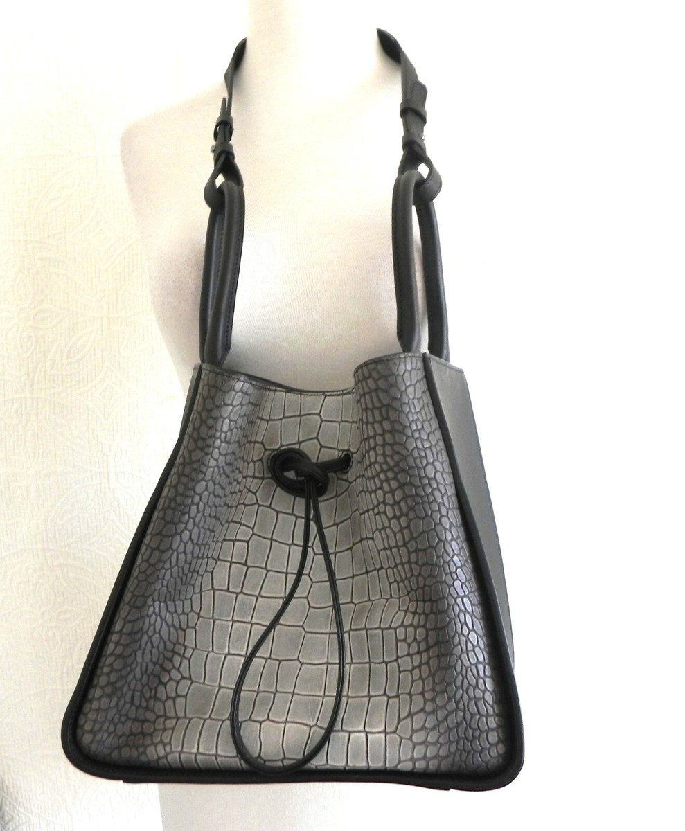 Bruno Magli Italy Hobo/Shoulder Bag Removable Strap Leather  display picture 2