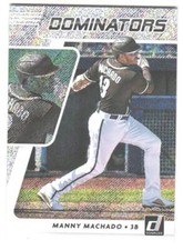 2021 Donruss Manny Machado #DOM6 Dominators Rapture