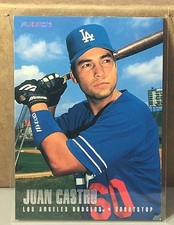 1996 FLEER TIFFANY #429 JUAN CASTRO LOS ANGELES DODGERS