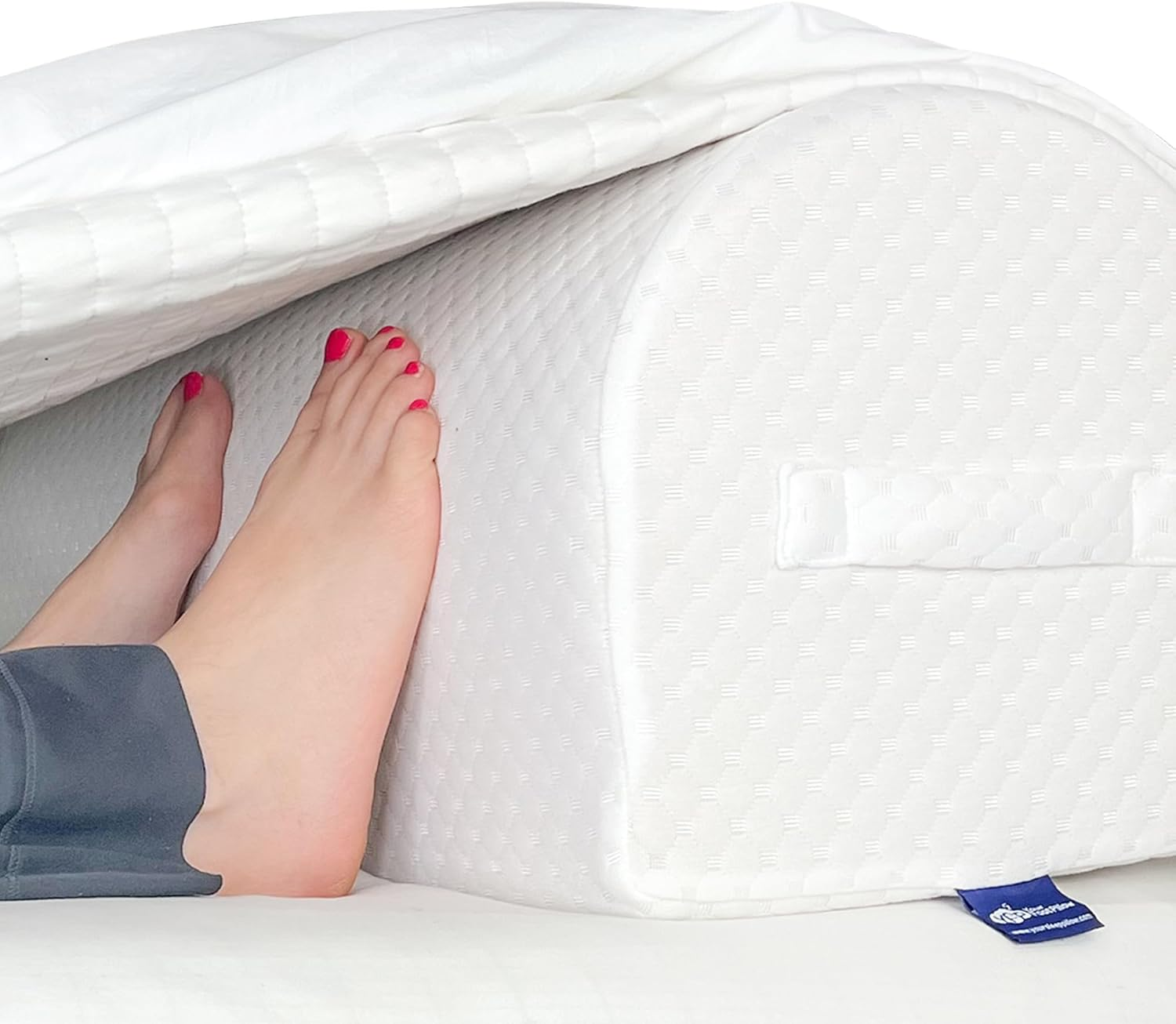 Foot Pillow Half Moon - Bolster Knee Pillow Ultimate Comfort Leg Elevator for Sl