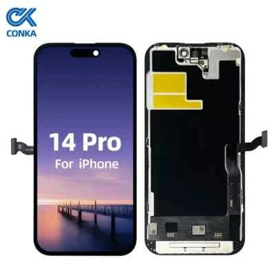 META MOBILE Display Set Für iPhone 14 Pro Retina Full HD Bildschirm LCD OLED 3D Touch Screen