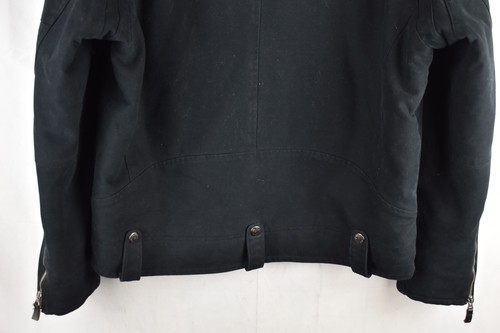 AVIREX Black Cotton Jacket size 2XL Mens Flight Army Utility Cold Weather Casual - Picture 8 of 8