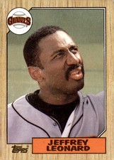 1987 Topps #280 Jeffrey Leonard